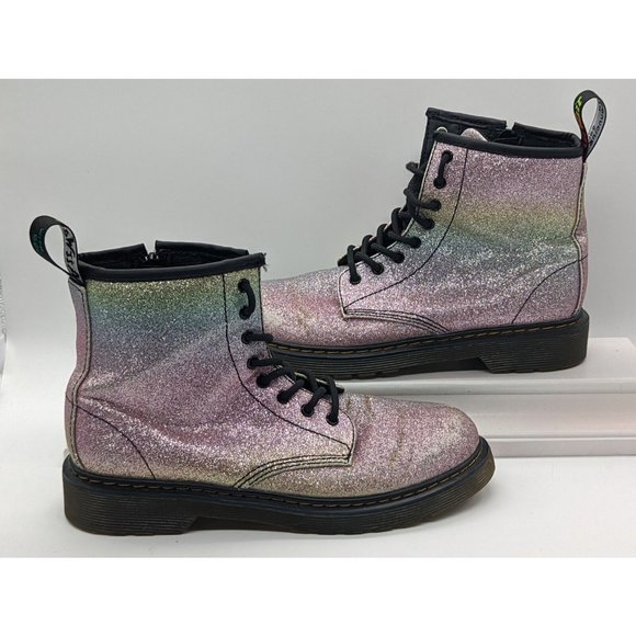 Dr. Martens Shoes Doc Martens Boots Wmns 4m Pascal Glitter Rainbow